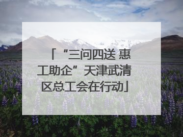 “三问四送 惠工助企”天津武清区总工会在行动