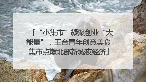 “小集市”凝聚创业“大能量”，王台青年创意美食集市点燃北部新城夜经济