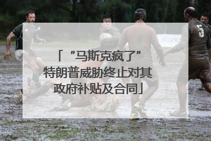 “马斯克疯了” 特朗普威胁终止对其政府补贴及合同