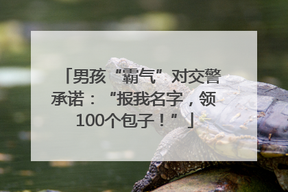 男孩“霸气”对交警承诺：“报我名字，领100个包子！”
