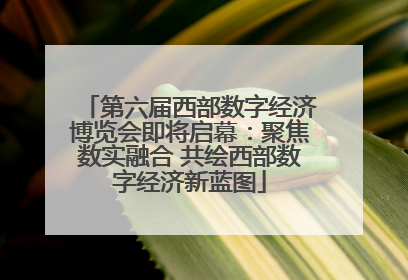 第六届西部数字经济博览会即将启幕：聚焦数实融合 共绘西部数字经济新蓝图