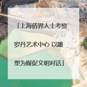 上海侨界人士考察罗丹艺术中心 以雕塑为媒促文明对话