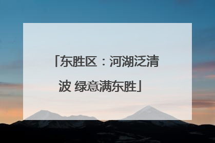 东胜区：河湖泛清波 绿意满东胜