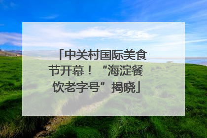 中关村国际美食节开幕！“海淀餐饮老字号”揭晓