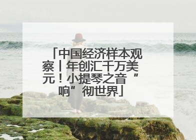 中国经济样本观察丨年创汇千万美元！小提琴之音“响”彻世界