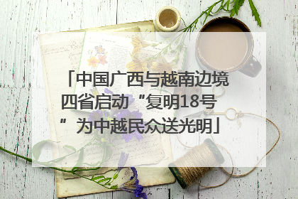 中国广西与越南边境四省启动“复明18号”为中越民众送光明
