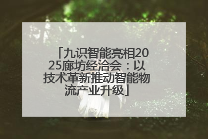 九识智能亮相2025廊坊经洽会：以技术革新推动智能物流产业升级
