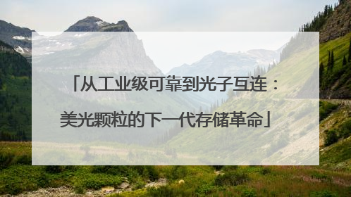 从工业级可靠到光子互连：美光颗粒的下一代存储革命