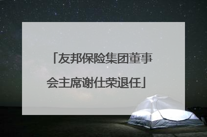 友邦保险集团董事会主席谢仕荣退任