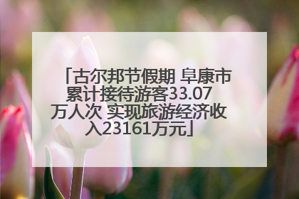 古尔邦节假期 阜康市累计接待游客33.07万人次 实现旅游经济收入23161万元