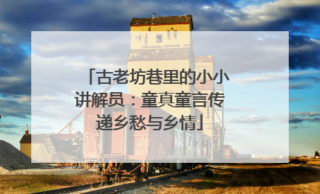 古老坊巷里的小小讲解员：童真童言传递乡愁与乡情