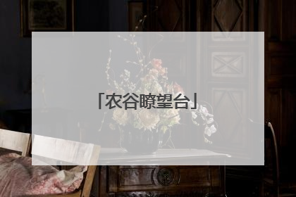 农谷瞭望台