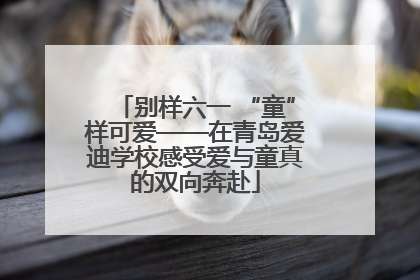 别样六一 “童”样可爱——在青岛爱迪学校感受爱与童真的双向奔赴