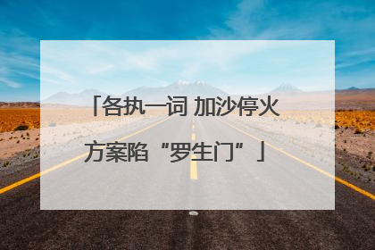 各执一词 加沙停火方案陷“罗生门”