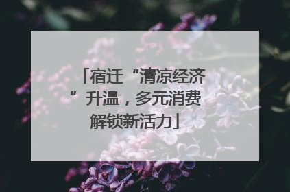 宿迁“清凉经济”升温，多元消费解锁新活力