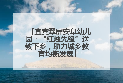宜宾翠屏安阜幼儿园：“红烛先锋”送教下乡，助力城乡教育均衡发展