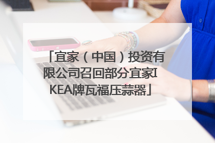 宜家（中国）投资有限公司召回部分宜家IKEA牌瓦福压蒜器