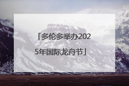 多伦多举办2025年国际龙舟节