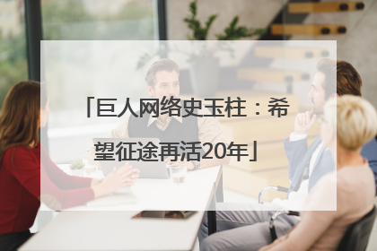 巨人网络史玉柱：希望征途再活20年