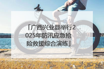 广西兴业县举行2025年防汛应急抢险救援综合演练