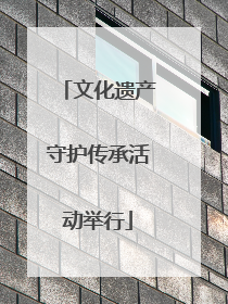 文化遗产守护传承活动举行