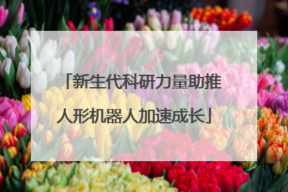 新生代科研力量助推人形机器人加速成长