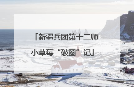 新疆兵团第十二师小草莓“破圈”记