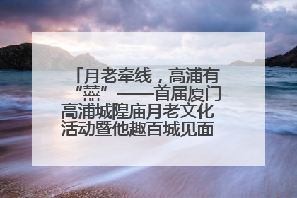 月老牵线，高浦有“囍”——首届厦门高浦城隍庙月老文化活动暨他趣百城见面会隆重举办