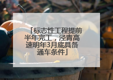 标志性工程提前半年完工，泾青高速明年3月底具备通车条件