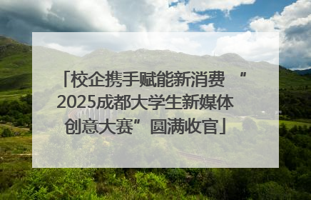 校企携手赋能新消费 “2025成都大学生新媒体创意大赛”圆满收官