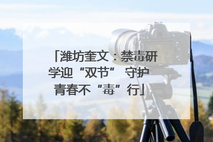 潍坊奎文：禁毒研学迎“双节” 守护青春不“毒”行