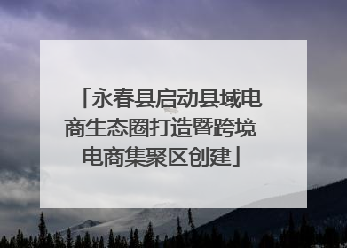 永春县启动县域电商生态圈打造暨跨境电商集聚区创建