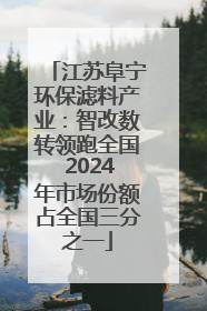 江苏阜宁环保滤料产业：智改数转领跑全国 2024年市场份额占全国三分之一