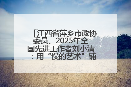 江西省萍乡市政协委员、2025年全国先进工作者刘小清：用“慢的艺术”铺就“爱的长征”