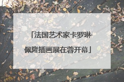 法国艺术家卡罗琳·佩隆插画展在蓉开幕
