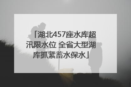 湖北457座水库超汛限水位 全省大型湖库抓紧蓄水保水