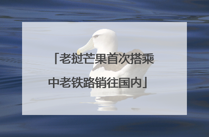 老挝芒果首次搭乘中老铁路销往国内