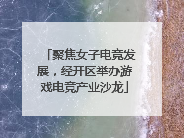 聚焦女子电竞发展，经开区举办游戏电竞产业沙龙