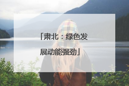 肃北：绿色发展动能强劲