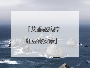 艾香驱病瘴 红豆寄安康