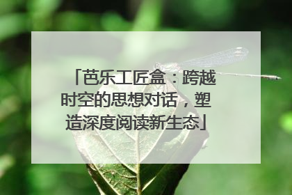 芭乐工匠盒：跨越时空的思想对话，塑造深度阅读新生态