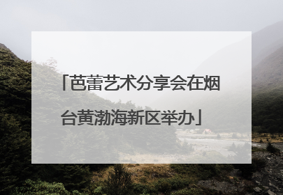 芭蕾艺术分享会在烟台黄渤海新区举办