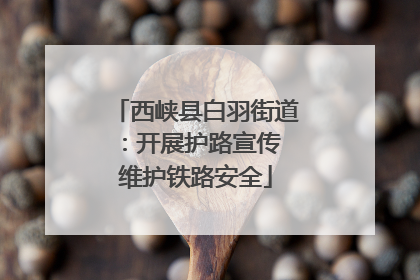 西峡县白羽街道：开展护路宣传 维护铁路安全