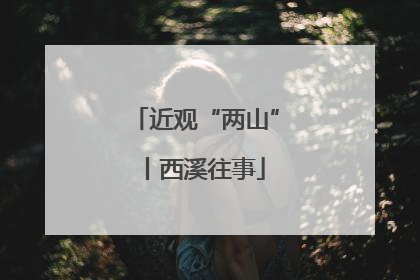 近观“两山”丨西溪往事