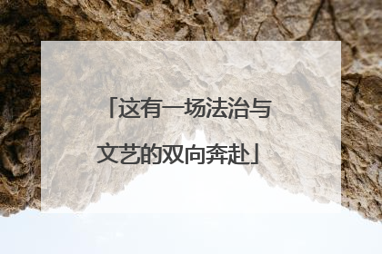 这有一场法治与文艺的双向奔赴
