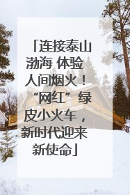 连接泰山渤海 体验人间烟火！“网红”绿皮小火车，新时代迎来新使命