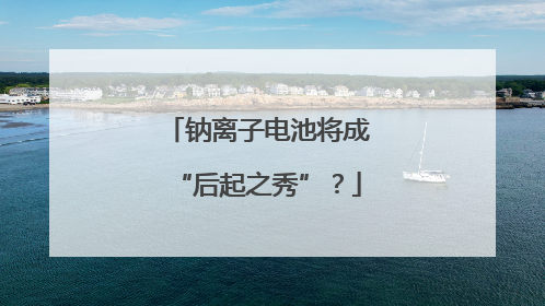 钠离子电池将成“后起之秀”？