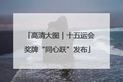 高清大图｜十五运会奖牌“同心跃”发布
