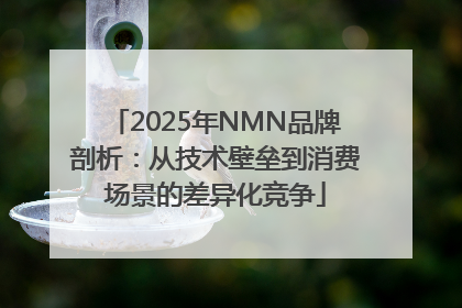 2025年NMN品牌剖析：从技术壁垒到消费场景的差异化竞争