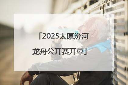 2025太原汾河龙舟公开赛开幕